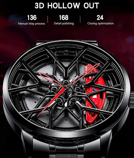 Stainless steel M edition rim watch
