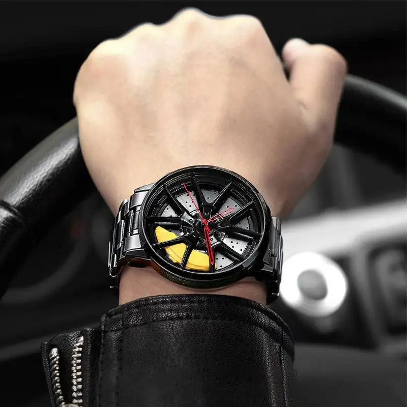 Stainless steel rim watch 763M