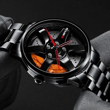 Stainless steel NISMO rim watch