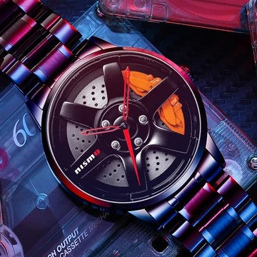 Stainless steel NISMO rim watch