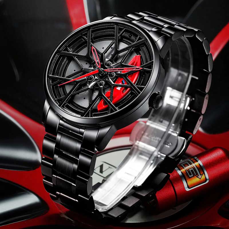 Stainless steel M edition rim watch