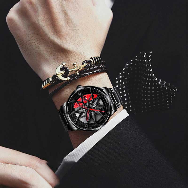 Stainless steel M edition rim watch