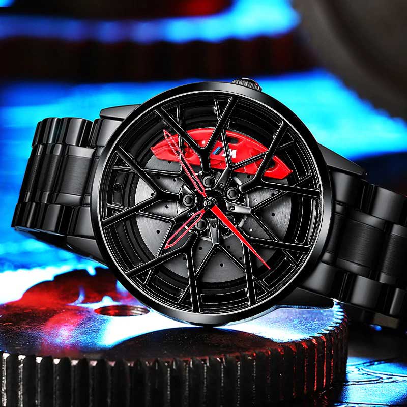 Stainless steel M edition rim watch