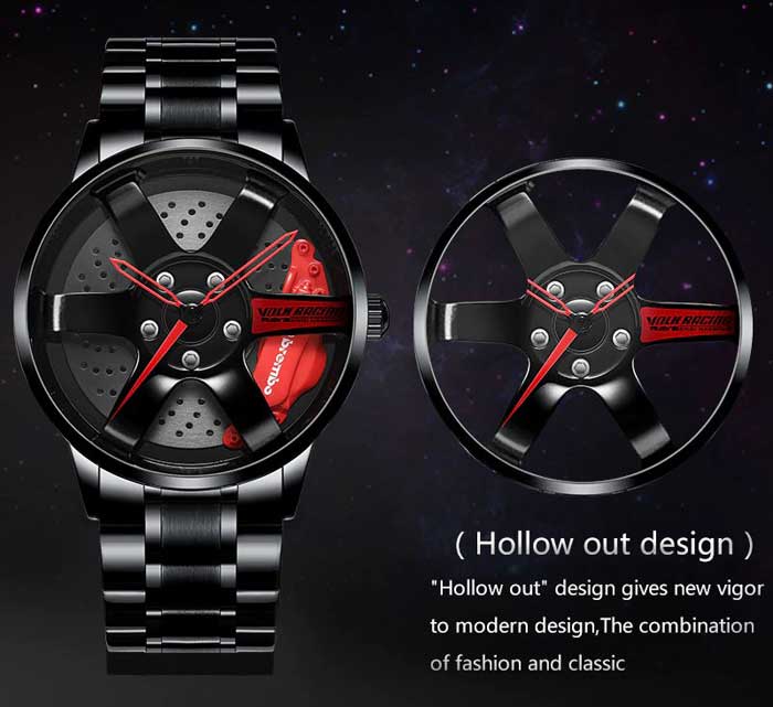 Stainless steel rim watch s1