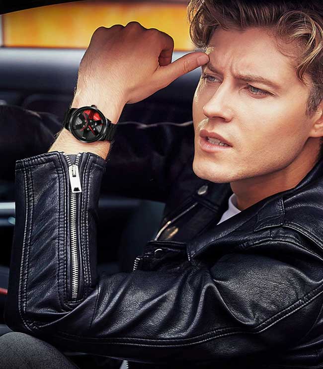 Stainless steel rim watch s1